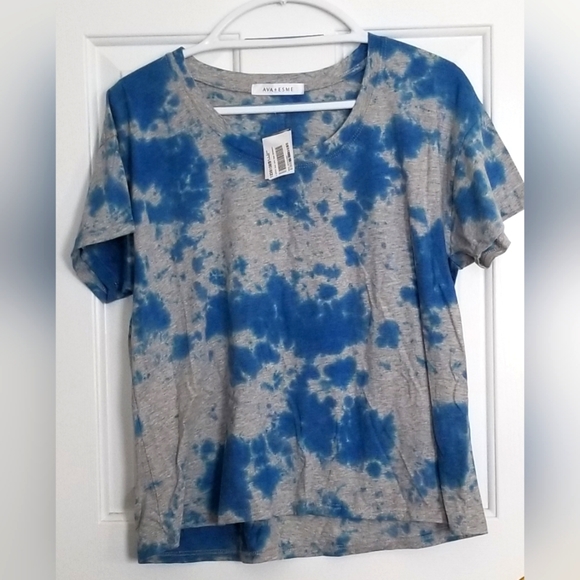 NWT.   ☆AVA & ESME☆ TIE DYE TEE  Sz. LG - Picture 2 of 5